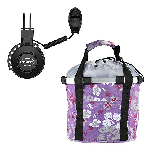 Lixada Bicycle Basket, Pet Cat Dog Carrier Bike Handlebar Front Basket - Folding