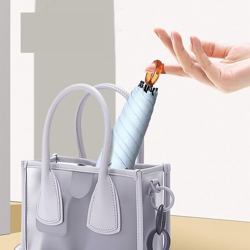 RENEESME Umbrellas for Rain Light Sun Umbrella, Rain Or Shine Umbrella, Small Portable Umbrella Strong Umbrella for Wind and Rain(Color:B)