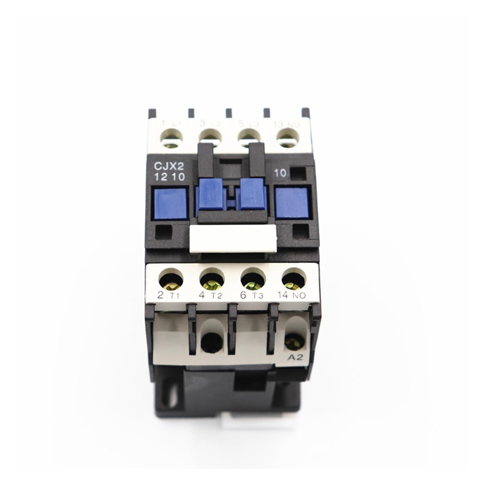 JCLPJBYJI AC contactor 12A 3P+1NO/1NC Rail Mounted lc1d CJX2-1210 1 Normally Open Contact / CJX2-1201 Closed(Cjx2-1210 Ac110v)