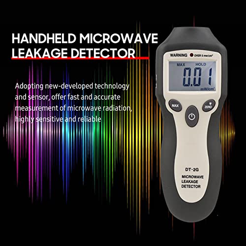 Détecteur de fuite à micro-ondes portable DT-2G avec écran LCD numérique - 4