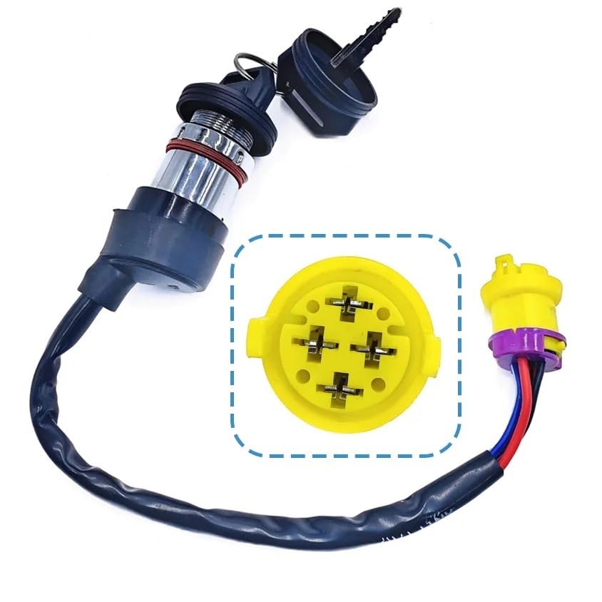 Interruptor de encendido con llave para ATV Linhai 260 300 400 impermeable recambio para quad 3