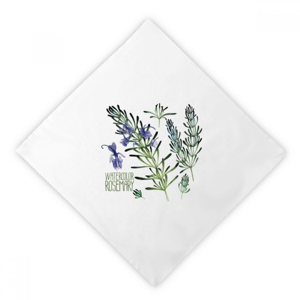 Servilletas de cena reutilizables lavables con estampado botánico de acuarela 2 uds