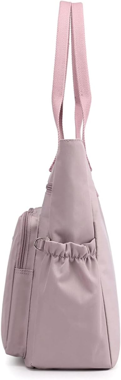 VDIVA カバン レディース メッセンジャーバッグ女性ショルダーバッグナイロンハンドバッグ大容量の女性の買い物袋 (Color :