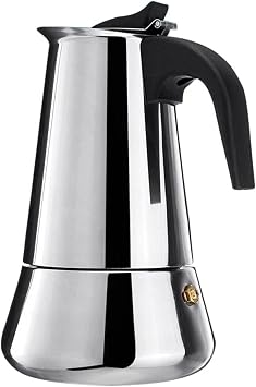 Coffee Moka Pot Stove Mocha Coffee Maker Stainless Steel Coffee Maker Mocha Espresso Percolator Coffee Maker Simple to Use Color Stainless steel, Size 300ml Stainless Steel 300ml The New