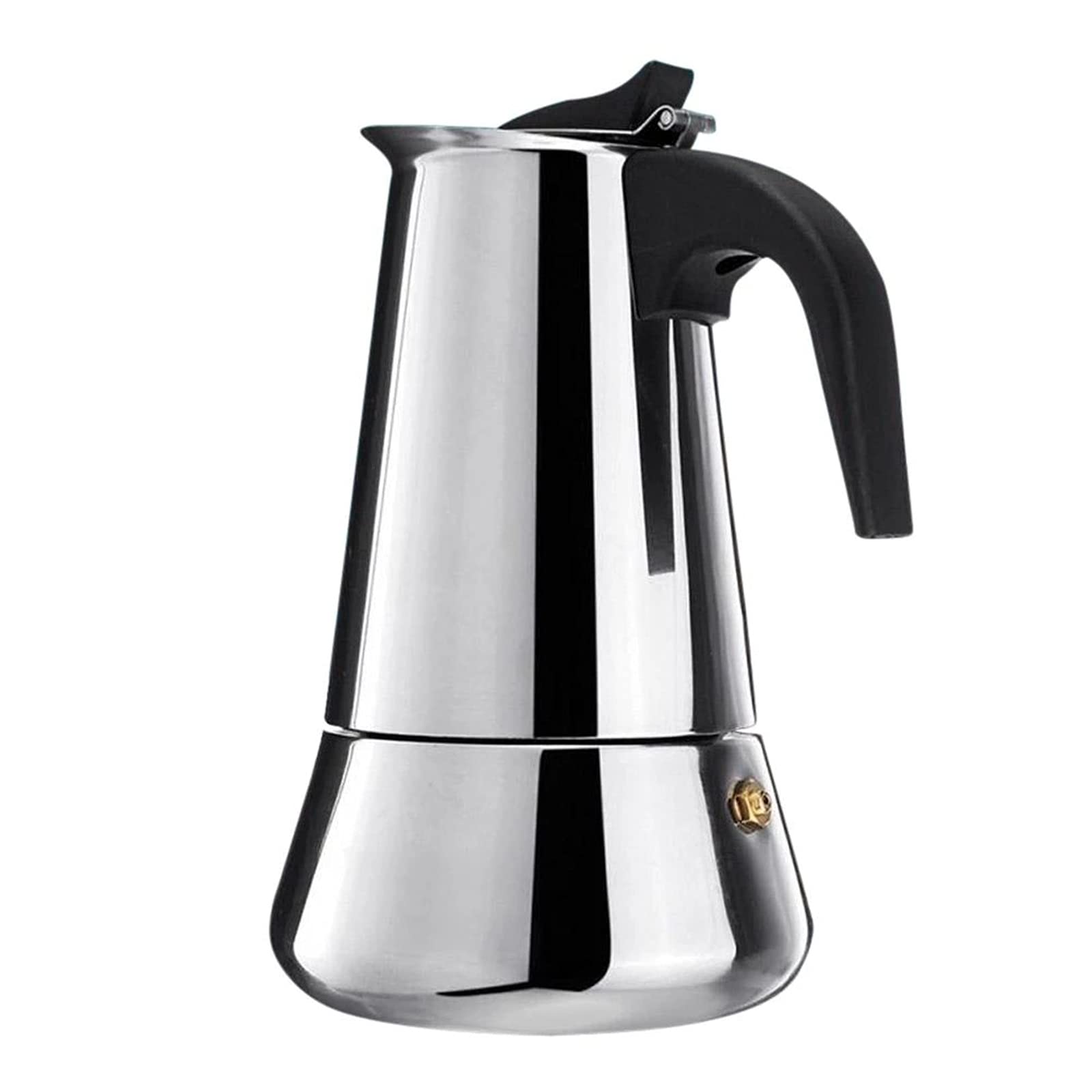 Kawiarka do mokki Ekspres do kawy Mokka Ekspres do kawy ze stali nierdzewnej Mokka Espresso Percolator Ekspres do kawy Prosty w użyciu (kolor: stal nierdzewna, rozmiar: 300 ml) (stal nierdzewna 100