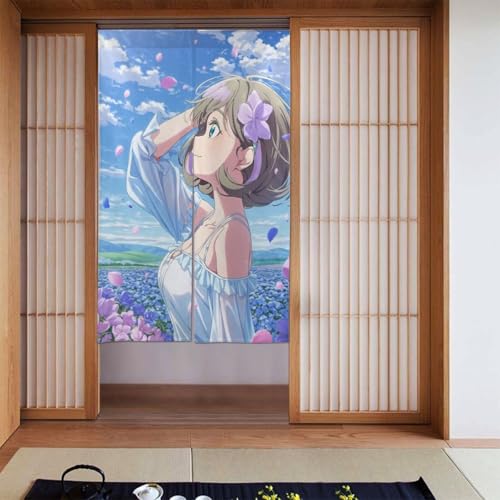 ラブライブ! (39) のれん 玄関 キッチン ロング カーテン 間仕切り 断熱 おしゃれ かわいい 目隠し 暖簾 リビング 階段 キャラクター
