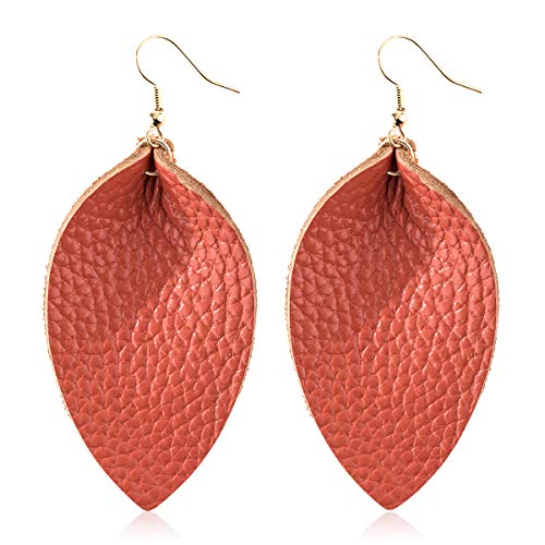 Bohemian Lightweight Genuine Real Leather Geometric Drop Want It All