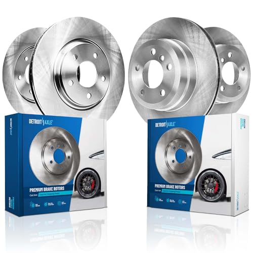 Image of Detroit Axle - Brake Rotors for 2007-2010 BMW X5 2008 BMW X6