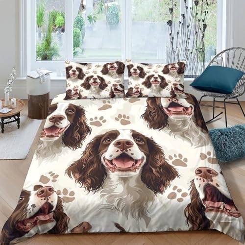 Parure Springer Spaniel respirante : résout le problème de literie inconfortable