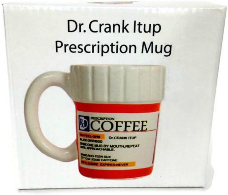Funny Doctors' Prescription Coffee Mug, Funny Gag Gift - 12 Ounce Coffee or Tea Cup - Image 6