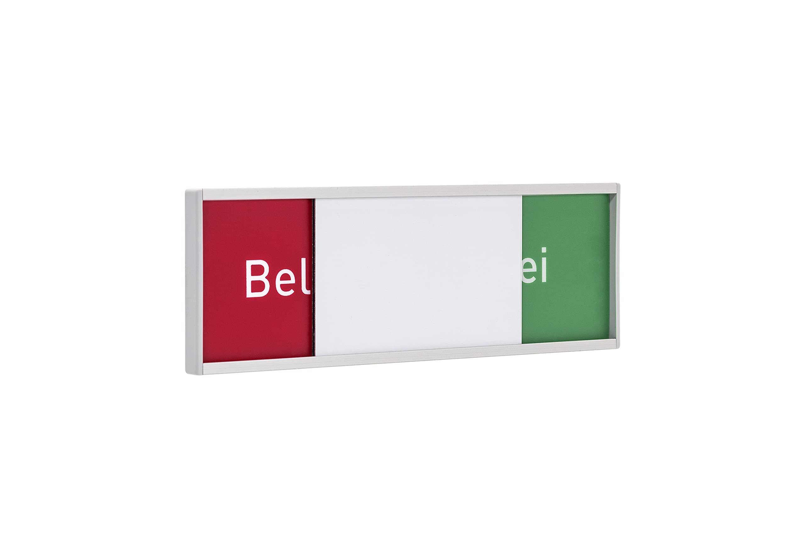 3x Rom Frei-/Belegt Anzeige 54x151mm Set | Büro Frei- Besetzt Schild | für Türschild Büroschild | 3er Sparpack