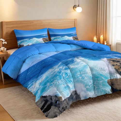 Edredón acolchado lavable estilo pastoral confección ligera y suave 4