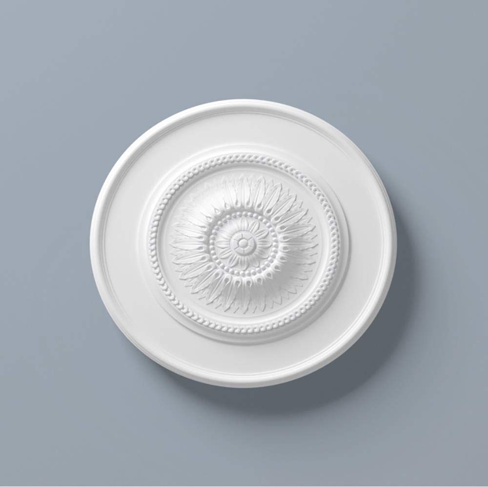 Yöl White Ceiling Rose R10 600Mm Resin Strong Lightweight Not Polystyrene Easy Fix