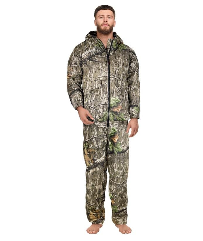 Mossy Oak Men's Insulated Camo Jacket – Country Roots Pattern – Quilted Lining, Cotton Twill Shell, Cold Weather Work Jacket2