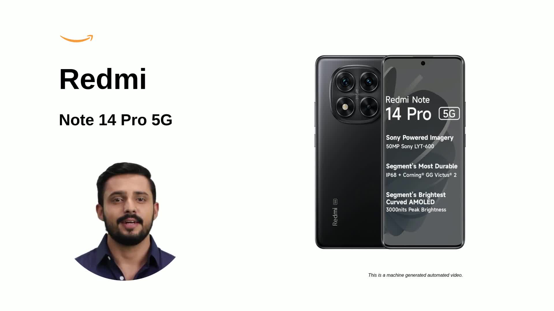 Redmi Note 14 Pro 5G (Titan Black, 8GB RAM+ 256GB Storage