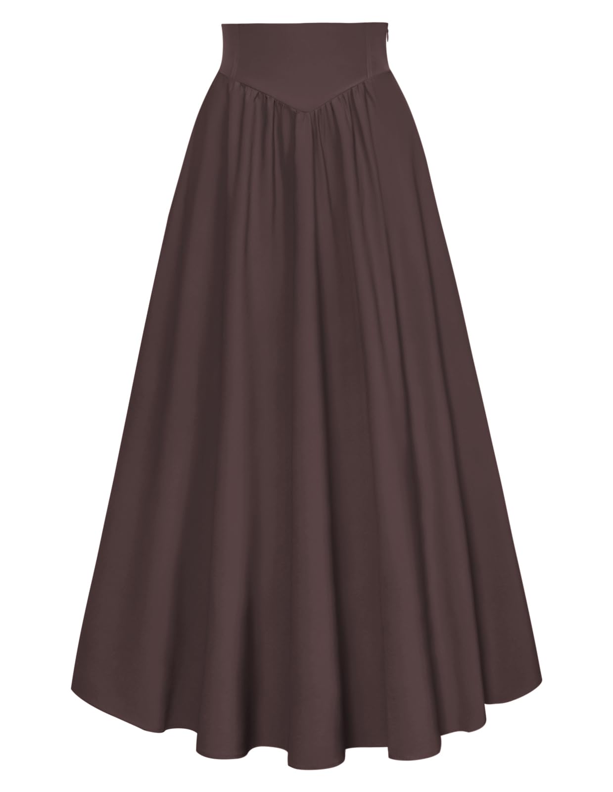 SCARLET DARKNESS Damen Viktorianische Trachtenrock Mittelalter Hohe Taille Maxi Rock