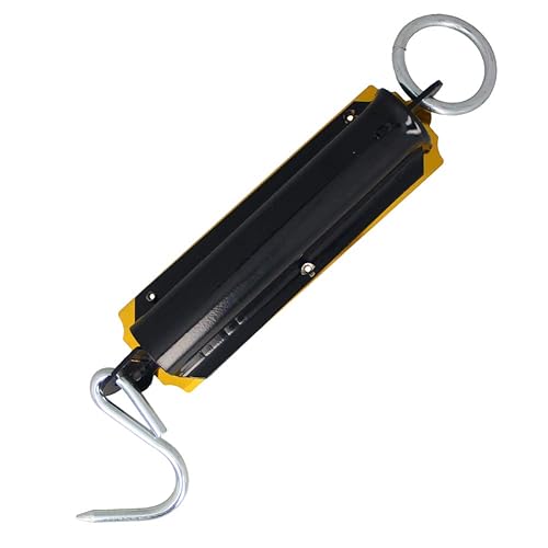 Miniatura 10 de Utoolmart Balanza de resorte Gancho colgante de mano Pesaje de metal Escala de fuerza Kilo & LBS 110.2 lbs