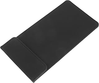 Black Textured Server Guest Check Pad for Restaurants Compact Menu Display Folder Meal Price Holder for Waitstaff and Cashiers Elegant Check Presenters for Hotels and Inns