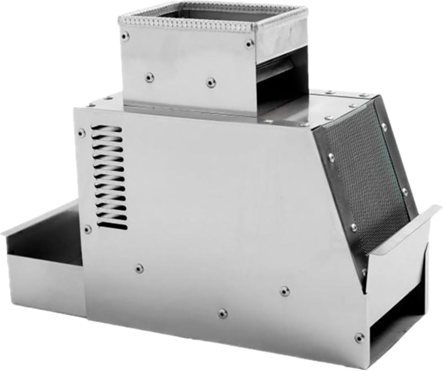 Reinigungs- Und Worfelmaschine, 7w Vogelfutter-schalentrenner Mit Einstellbarer Lüftergeschwindigkeit, Elektrischer Edelstahl-getreidetrenner, Verstellbare Auswurföffnung, Für Gemüse, Fleisch Und