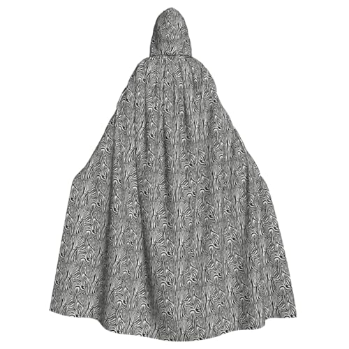 Cape zèbre à capuche pour réussir votre costume de fête