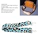 Alomejor Leopard Nylon Messenger Bag Strap, Adjustable and Fashionable Design for Personal Style with Comfort and Versatility (Lake Blue)