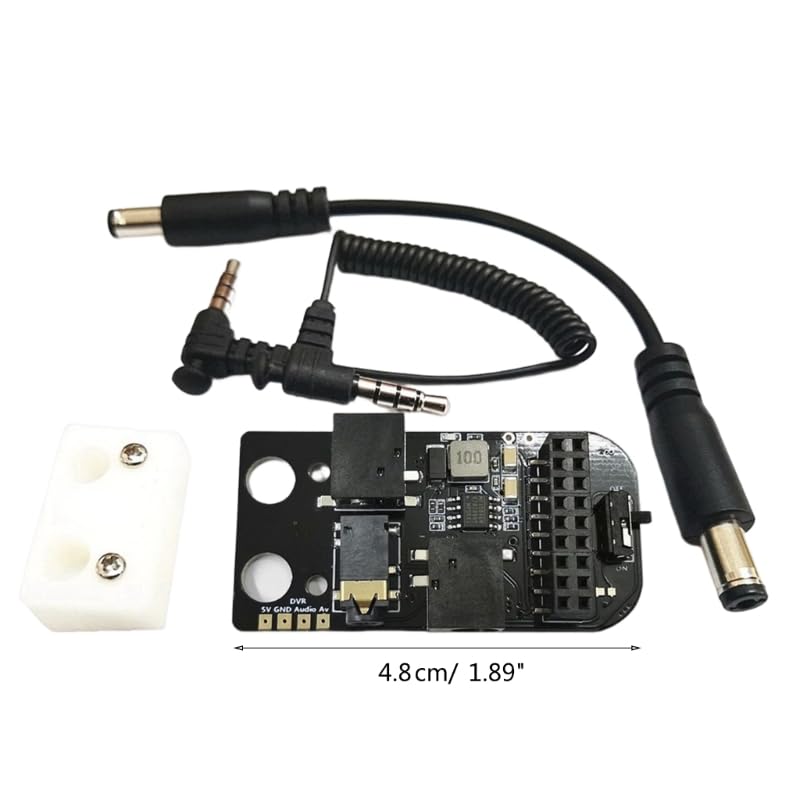 [Części do drona] 5.8G RX PORT 3.0 cyfrowe gogle FPV analogowa tablica odbiorcza dla Fatshark DJI FPV V2 gogle moduł montażowy odbiornika 5V 3A