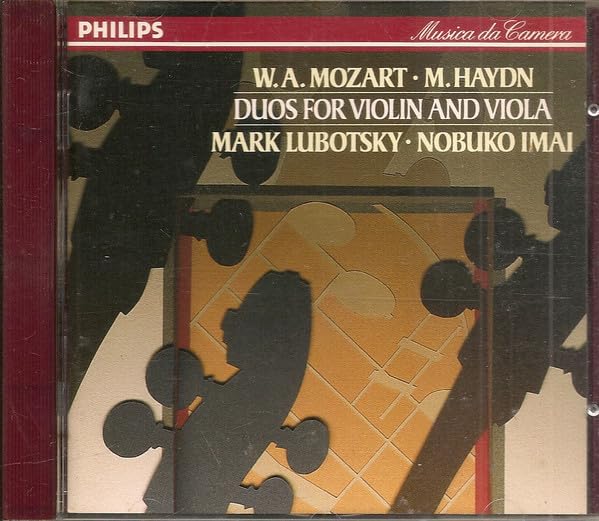 Mozart, M. Haydn: Duos for Vio [Audio CD] Imai, Nobuko; Lubotsky, Mark