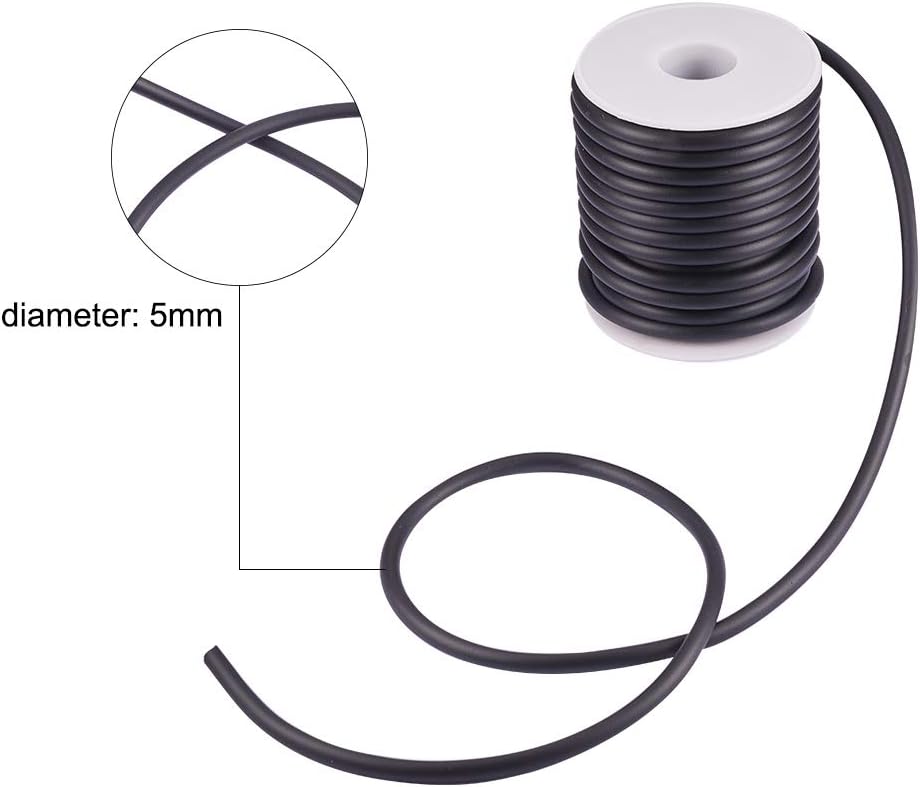 NBEADS 1 Roll 10M/Roll Solid Rubber Cord - Image 4