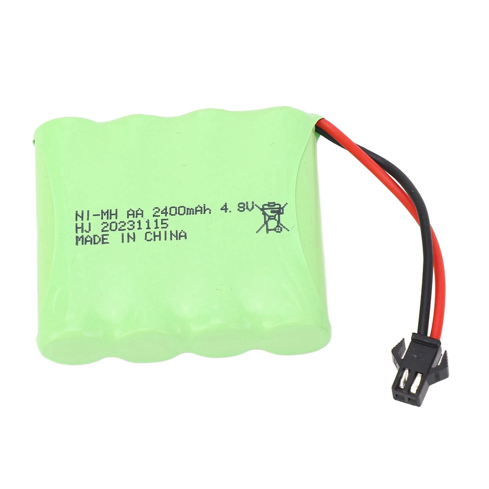 Batterie Nimh RC Légère 4.8V 2400mAh, pour Voiture SHARKOOL 1/16 RC, Longue Durée de Vie pour Les Amateurs
