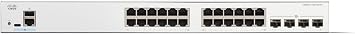 Cisco Catalyst 1300-24T-4X Managed Switch, 24 Port GE, 4x10GE SFP+, Limited Lifetime Protection (C1300-24T-4X)