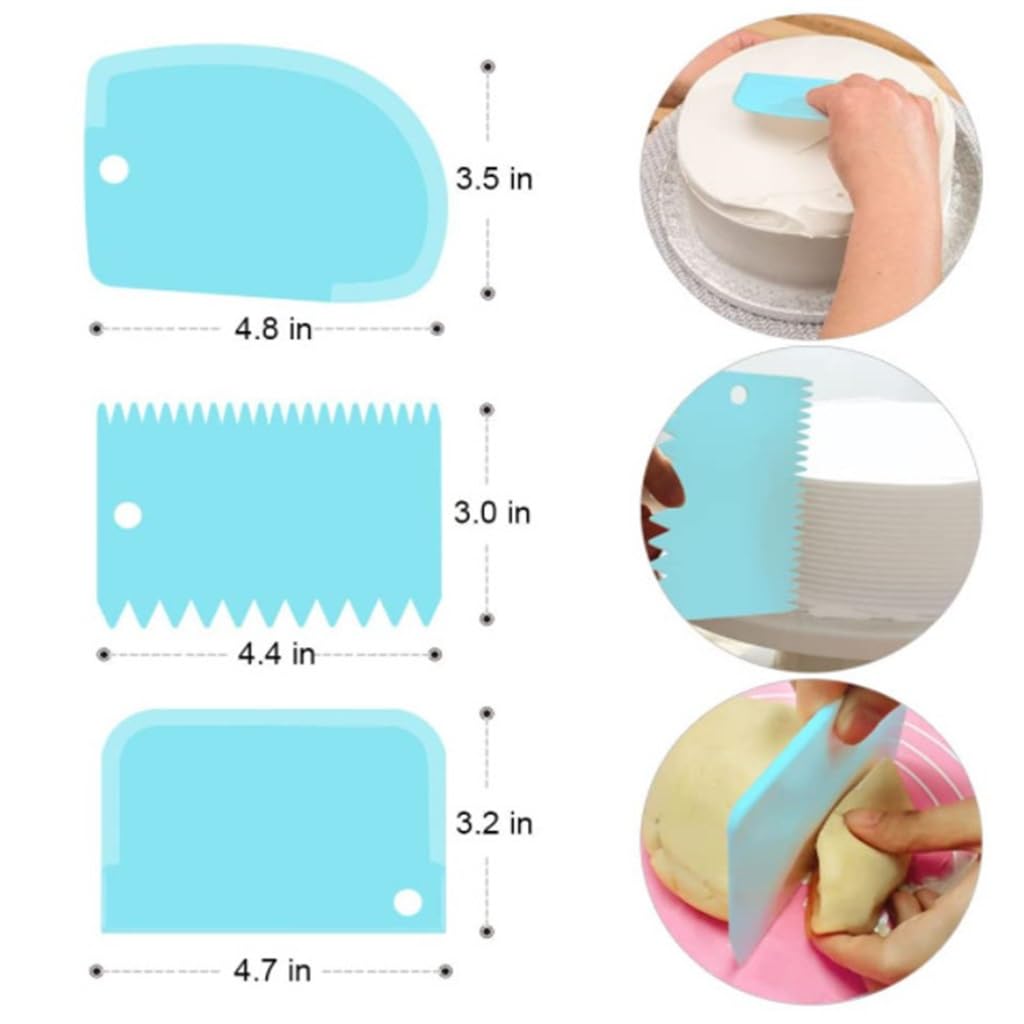 388-teiliges Kuchen-Backformen-Set für Kuchen, Drehtisch, Blumenmund, Cremebeutel, Backblech-Set