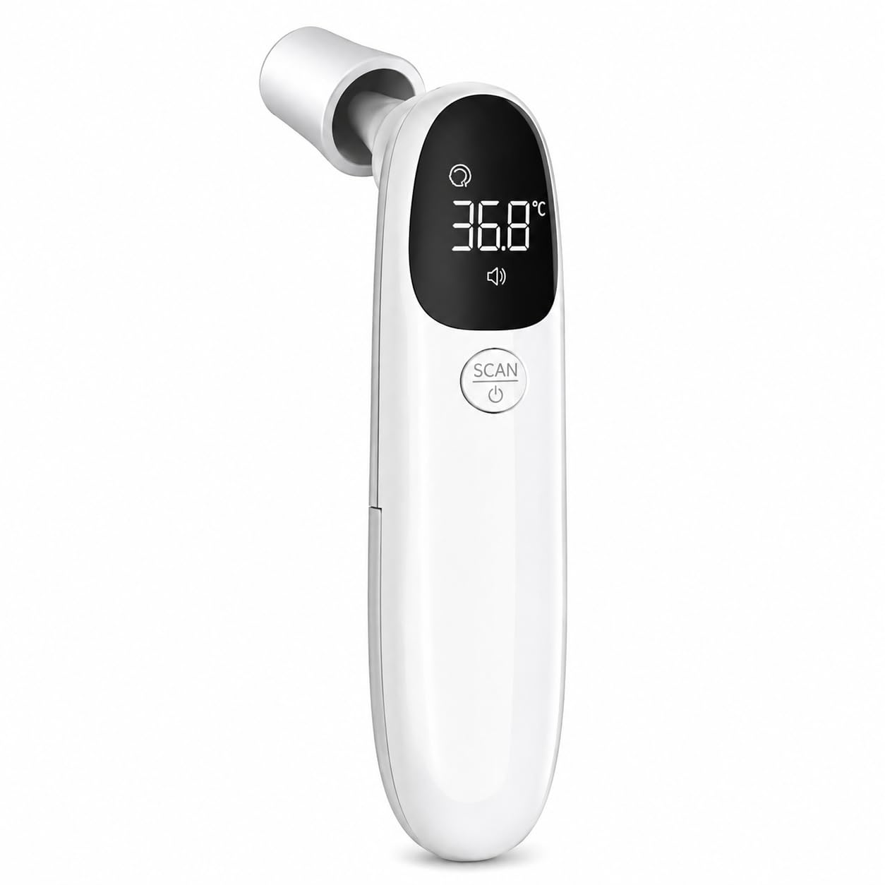 IndoTeam Digital Ear Thermometer for Adults & Kids – Infrared Forehead Thermometer Fast & Accurate, Instant Reading, Fever Alarm, & LCD Display - Infrared Thermometers Touchless Baby Thermometer-picture-50