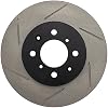 StopTech 126.40021SR Automotive Replacement Front Right Sport Slotted Disc Brake Rotor Fits Select Acura El/Integra, Honda City/Civic/Fit/Insight