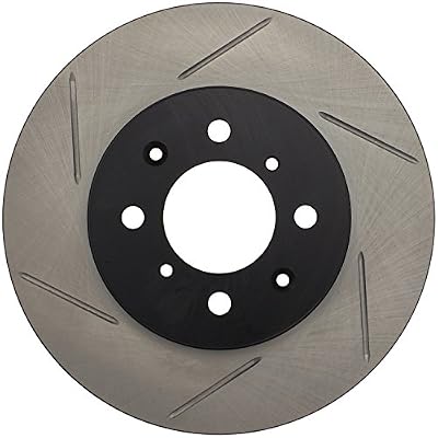 StopTech 126.40021SR Automotive Replacement Front Right Sport Slotted Disc Brake Rotor Fits Select Acura El/Integra, Honda City/Civic/Fit/Insight