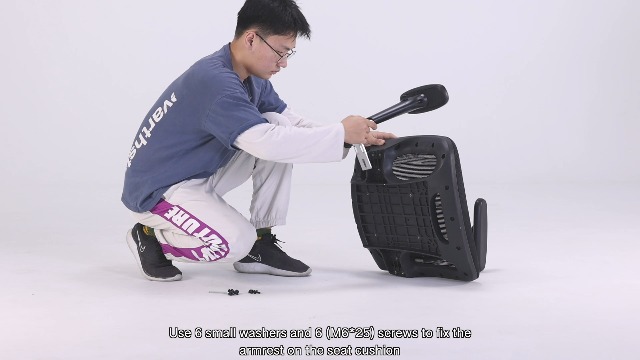 SIHOO M57 Ergonomischer Bürostuhl mit 3-Wege-Armlehnen エアーフォース1ホワイト＆ブラック