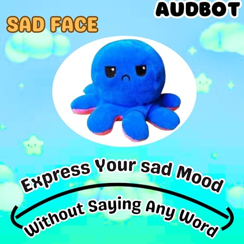 Image of AUDBOT Octopus Soft Toys for Girl | Soft Toy for Kids Baby Girl & Boys 12cm | Toy for Kids | Animal Stuffed Toy for Best Gift Baby Boys & Girls (Pink and Blue (Pack of 1)
