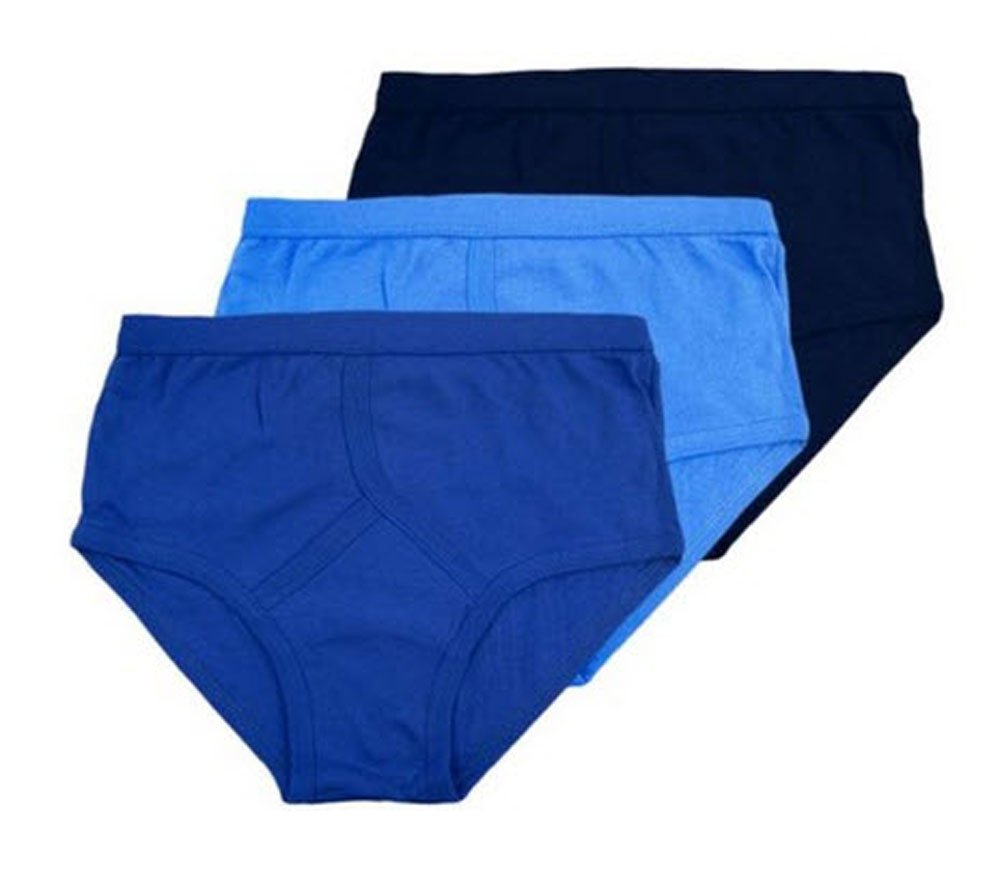 Universal Textiles Men's Blue Special Offer: 100% Cotton Y Fronts Underwear (Pack Of 6) (Waist: 44-46Inch, 112-116Cm (Xx-Large)) (Blue/Navy/Sky )