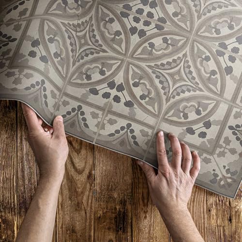 Tapis extérieur vinyle 140x210 cm bohème géométrique rectangle - 5