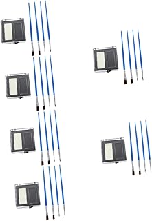 ABOOFAN 6 Conjuntos De Pigmento De Maquiagem De Palhaço Kit De Maquiagem De Halloween Pintura Facial Terno De Palhaço Bolsa De Maquiagem De Rosto Kit De Maquiagem De Palhaço Pincéis De