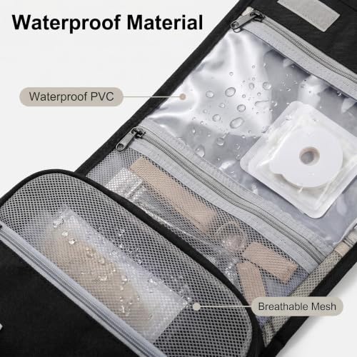 TAFALAA Ostomy Colostomy Travel Bag kit with Ostomy Scissors Hanging Organizer Bag for ileostomy Supplies by TAFALAA - Used condition - Image 6