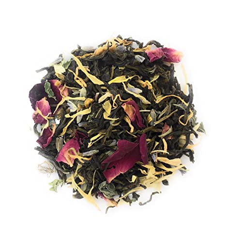 Image of Siyacha Tea Floral Melange Tea , 500 Grams , With Green Tea , Lavender , Rose , Calendula , Mint , Refreshing Sweet Afternoon Beverage , Goodness of Natural Flower Petals , Floral Blend , Makes 250 Cups (approx)