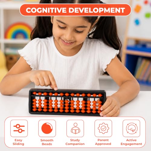 Image of Ratna's 13 Rods Abacus Educational Learning Tool for Kids to Enhance Their Counting Skills and Mathematics