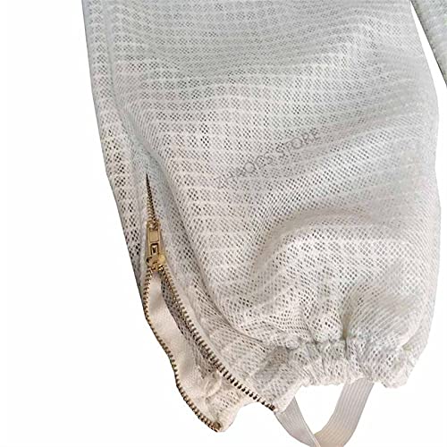 YZLP Imkerhandschuhe 1 Set Imkeranzug Bienenzuchtanzug Professionelle Kleidung Mückenanzug Metall Reißverschluss Bienen… – Bild 6
