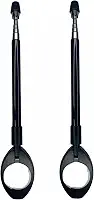 Antena Corta Pipa Motocicleta - Aço Retrátil 7 Estágios Kit 2 Unidades