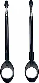 Antena Corta Pipa Motocicleta - Aço Retrátil 7 Estágios Kit 2 Unidades