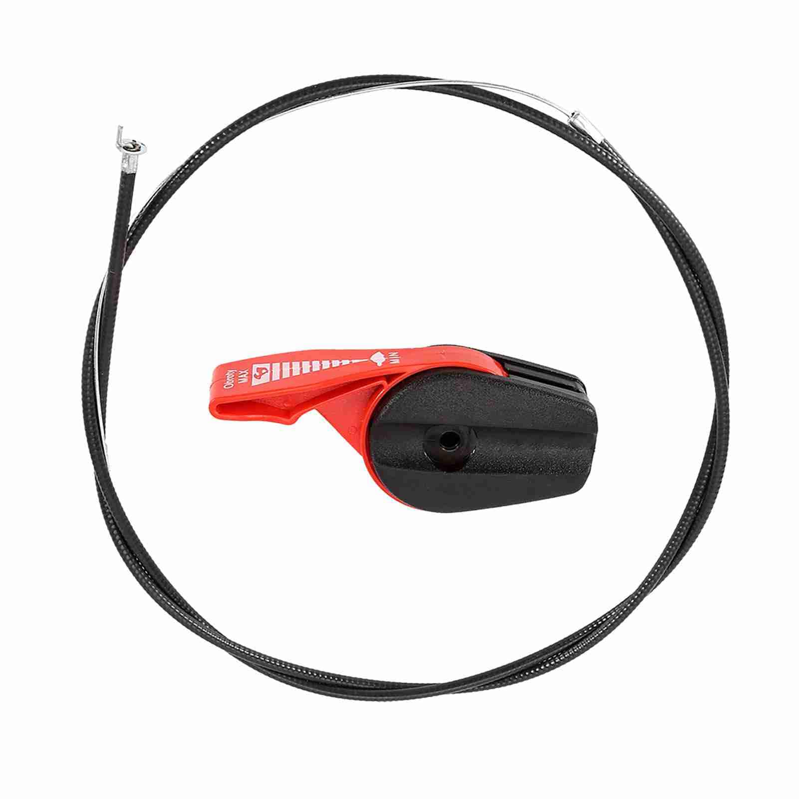 Wakects Interruttore Universale per Rasaerba, Cavo Acceleratore 59 Pollici, Facile Installazione, Rosso