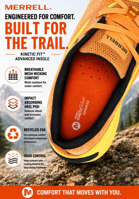 Image of Merrell Kinetic Fit Advanced Footbed Men Mesh