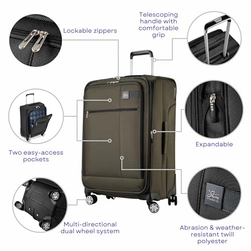 Skyway Sigma 7.0 Softside Expandable Spinner Suitcase with Wheels2