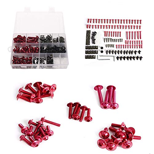 Sangmei 233pcs conjunto de parafusos de carenagem para motocicletas esportivas universais para motoc