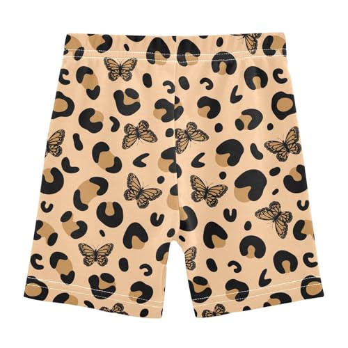 Girls' Shorts Soft Summer Soft Boxers Short Leopard Butterfly Leggings Dance Bottoms3
